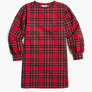 Crewcuts Red Plaid Kids Dress